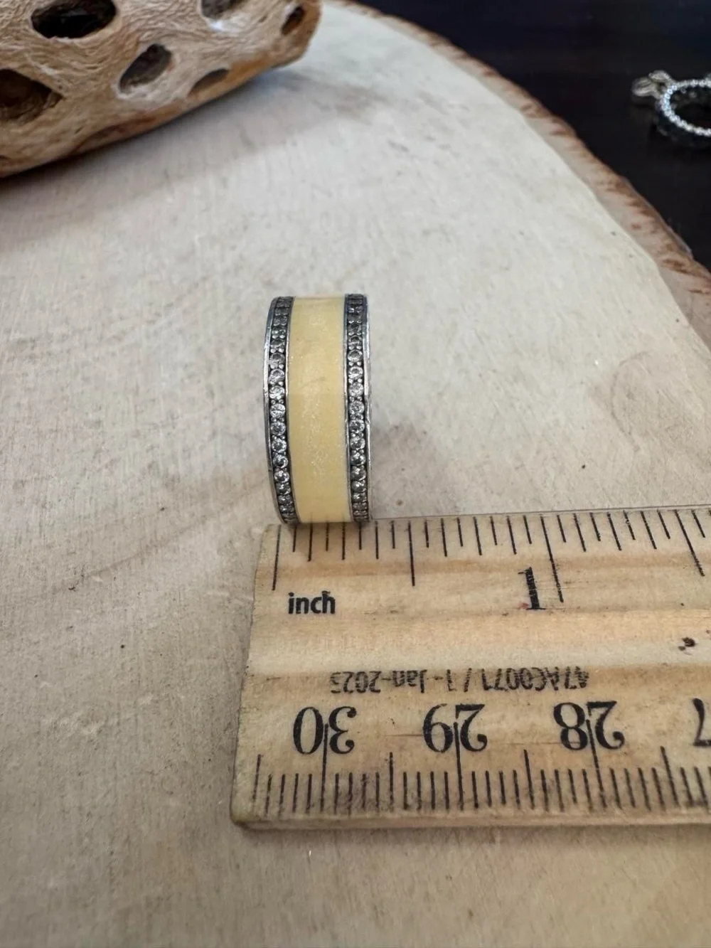 925 Sterling Silver Hearts of Pandora Enamel Ring Size 7
